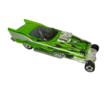 Hot Wheels Vintage 2001 &#39;57 Roadster Green Flames Loose Diecast Car - £8.83 GBP