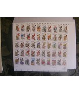 1982 Birds &amp; Flowers Mint Sheet - $19.79