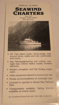 Vintage Seawind Charters Brochure Junea Alaska Sightseeing Tours BRO11 - £6.98 GBP