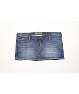 Vtg Y2K Hollister Womens Size 7 Babydoll Distressed Denim Jean Mini Skir... - $1,288.29 MXN
