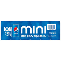 30 pks  7.5oz/pack )Pepsi Mini Can - $79.00