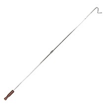 Rh1Mp, 54&quot; Two-Piece Clothes Hanger Reaching Hook With Wooden Handle - £29.08 GBP
