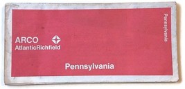 Arco Pennsylvania Map 1970 Richfield Atlantic Sinclair Philadelphia Alle... - $7.87