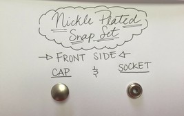 DOT Nickle Plated Snap Set Cap and Socket 40 Sets - $26.11