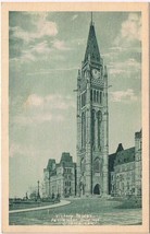 Postcard Victory Tower Parliament Buildings Ottawa Ontario 1928 PECO - £2.85 GBP