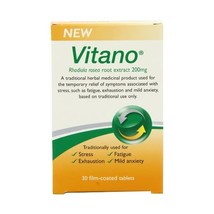 Vitano Rhodiola Rosea Root Extract 200mg - 30 Tablets  - $32.97 CAD