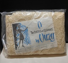 Vtg Suzy The Curtain Of Elegance Tailored Panel 60 x 84  USA Poly Washable NIP - £22.38 GBP