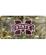 Hangtime Miss State Bulldogs 6 x 12 Metal CAMO License Plate - $9.44 CAD