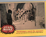 Vintage Star Wars Trading Card Yellow 1977 #179 Stormtroopers Search Spa... - $2.97