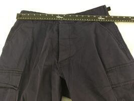 Cotton Polyester Dark Blue Medium Cargo Military Style Uniform Pants - $31.31