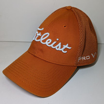 New Era Titleist PRO V1 Stretch Fit Hat - Medium-Large - Orange - Used - £10.35 GBP