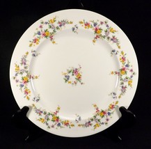 Mintons Spring Flowers Large Round Platter Chop Plate 12 1/2&quot; Pink Yello... - £13.09 GBP