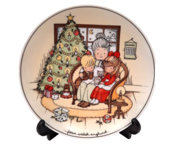 Joan Walsh Anglund 1984 Christmas Memories Plate Ebeling &amp; Ruess W Germany Le - £5.94 GBP