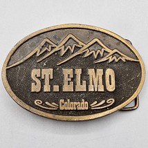 1976 Adezy Belt Buckle St Elmo Colorado Brass Rocky Mountains Ghost Town... - £18.72 GBP