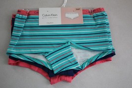Calvin Klein Girls Underwear Panties 3 Pair Boyshorts size S (6-7) - £10.13 GBP