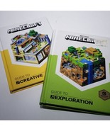 Lot of 2 Minecraft Books Mojang Official Guide To Exploration Creative H... - £10.12 GBP