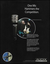 Blue Oyster Cult Buck Dharma 2010 Audix Microphone ad 8 x 11 advertiseme... - £3.34 GBP