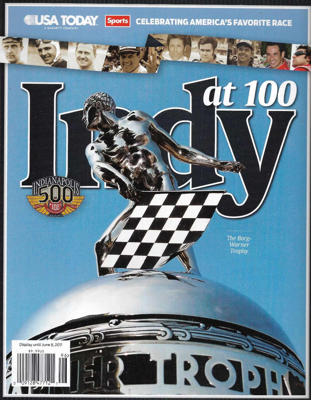 USA Today Special Edition &quot;Indy (500) At 100&quot; (2011) NOS New Copy Retail... - $6.00