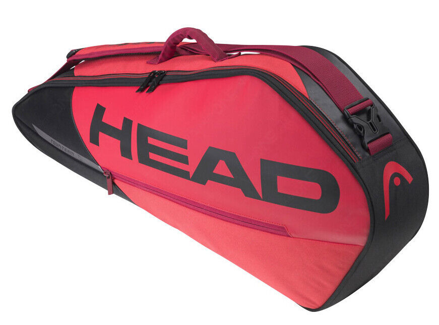 Primary image for Head 2021 Tour Team 3R Tennis Bag Racket Badminton Squash Black Red NWT 283502