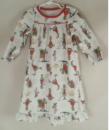 Dr Seuss Grinch Who Stole Christmas Granny Nightgown Pajama Cindy 2T - €5,11 EUR