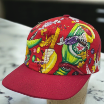 Vtg Made in USA Funny Food Hat Red Strapback Taco, Candy, Burger, Ice Cream - $16.95