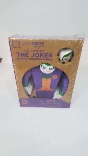 DC Comics The Joker Painted Wooden Figure Loot Crate Exclusive Batman NE... - $4.99