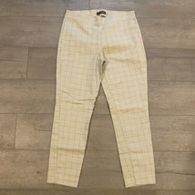 Crosby Pull On Pants ~ Sz 10 ~ Beige ~ Mid Rise ~ 26.5&quot; Inseam - £17.97 GBP