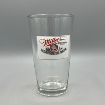 Miller Brewing Company Milwaukee Beer 16 Oz. Clear Pint Glass Wisconsin - £7.84 GBP