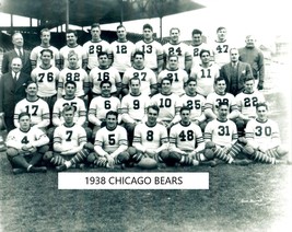 1938 CHICAGO BEARS 8X10 TEAM PHOTO FOOTBALL NFL PICTURE - $4.94