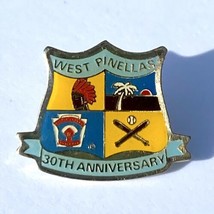 West Pinellas Little League Baseball PIN FL 30th Anniversary Enamel Souvenir - £15.72 GBP