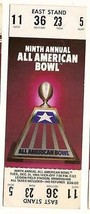 1985 All American Bowl Full Ticket Georgia Tech Michigan State - £112.78 GBP