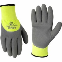 Wells Lamont Mens Nitrile Coated Work Gloves Brushed Acrylic Lining Gray L/XL - £15.97 GBP