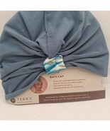 Spa Bath Cap Terra Natural Designs Dusty Blue - $20.56 CAD