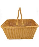 Anruide 16&quot;Poly Wicker Storage Basket,Handmade Woven Basket Harvest Basket - $867.80 MXN
