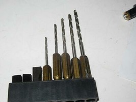 DRILL BITS / SCREWDRIVER TIPS - IN SMALL HOLDER- EXC.- M55 - $12.07