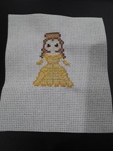 Completed Belle Finished Cross Stitch - $5.95
