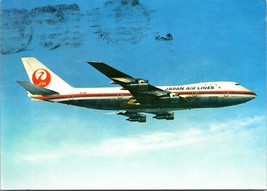 Vintage 1970 Giappone Compagnie Aeree Jal Boeing B-747 Jet Corriere Aerial View - £12.04 GBP