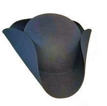 Tricorn Hat /  Deluxe / Black / 3&quot; - £70.76 GBP+
