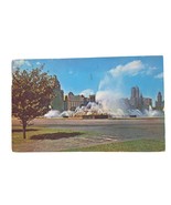 Postcard Buckingham Memorial Fountain Grant Park Chicago Illinois Chrome... - $6.78 CAD