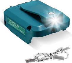 14-18V Adp05 Power Source 2 Usb Ports Charger With 3-In-1 Usb Cable For Makita - $44.99