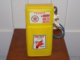Vintage Texaco Fire Chief Gasoline Plastic Bank Giveaway Promotional Item - $54.45