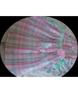 GIRLS PERFECTLY DRESSED PINK PLAID LINED DRESS SIZE 10 - $23.23 CAD