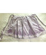 Apron Handmade Purple &amp; White Checkered Vintage Print Cross-Stitch Trees - €11,15 EUR