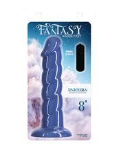 Fantasy Addiction 8&quot; Unicorn Dildo - Blue - £34.34 GBP