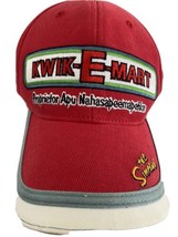 Vtg 2003 The Simpsons Kwik E Mart Hat Apu Red Fitted Cap one size fits most. - £18.09 GBP