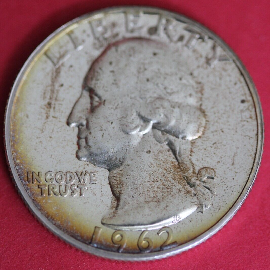 Toned 1962 Proof George Washington Quarter Exact Coin Shown  25 - $15.50