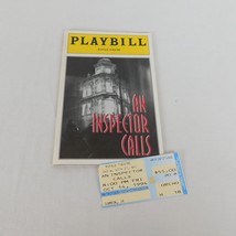 LOT Inspector Calls Playbill Ticket Stub Oct 1994 Philip Bosco Jane Adams - £6.97 GBP