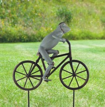 SPI Home Frog on Bicycle Garden Sculpture - £167.02 GBP