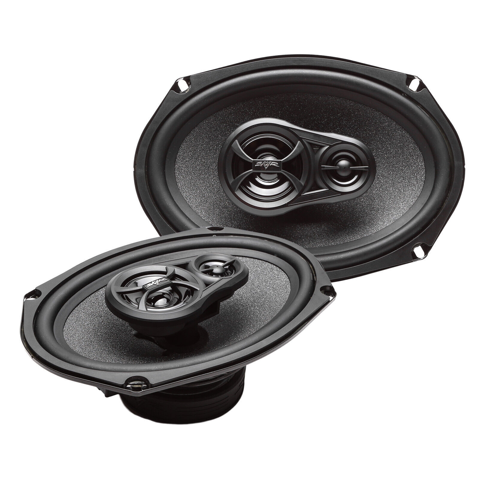 NEW SKAR AUDIO RPX69 270 WATT 6-INCH X 9-INCH 3-WAY COAXIAL CAR SPEAKERS - PAIR