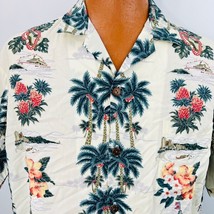 Hawaiian Reserve L Shirt Pineapple Cruise Ship Hibiscus Honolulu Hawaii - £40.08 GBP